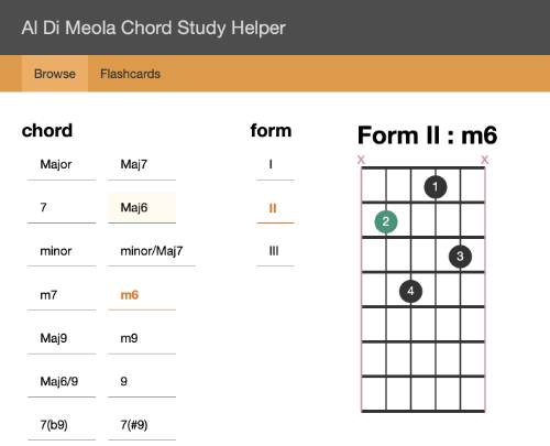 Guitar Chord Learning Application