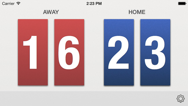 Volleyball Scoreboard Screenshot